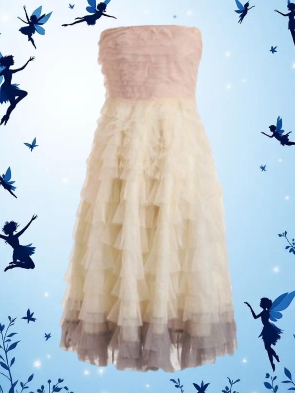 Modcloth x Traffic People NWT Retro Fairycore Coquette Cottagecore Boho Dress L